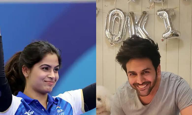 Olympic Bronze medal winner Manu Bhaker praises Kartik Aaryan