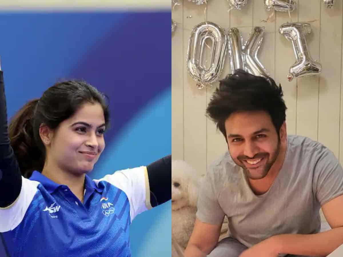Olympic Bronze medal winner Manu Bhaker praises Kartik Aaryan