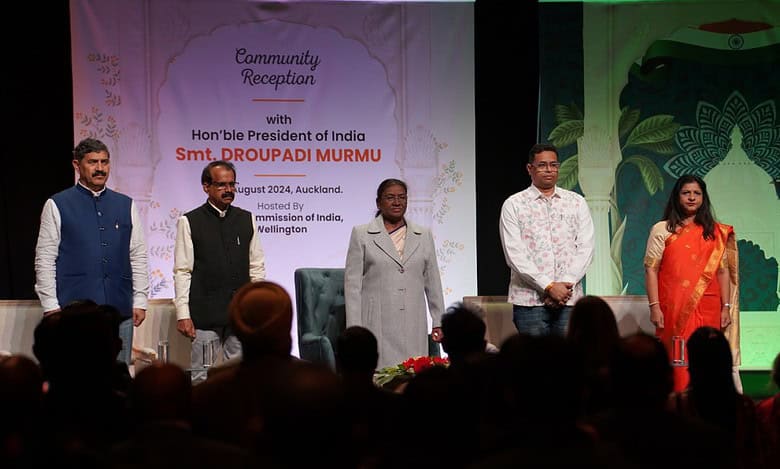 President Murmu addresses Indian community in New Zealand