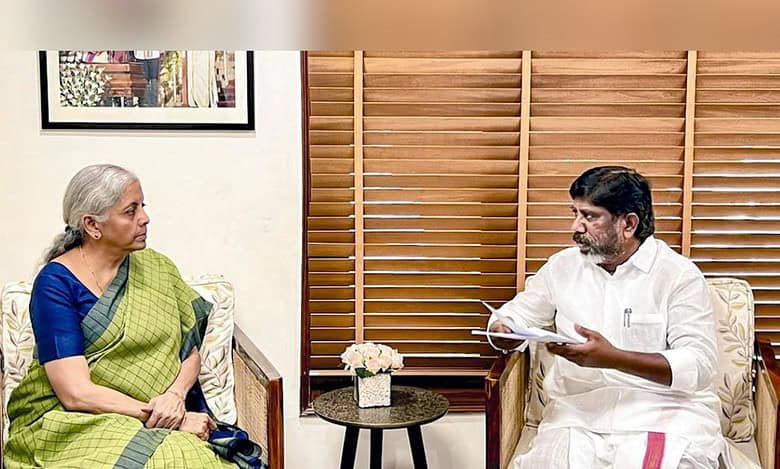 Telangana dy CM asks Sitharaman for financial aid, resolution of bifurcation woes