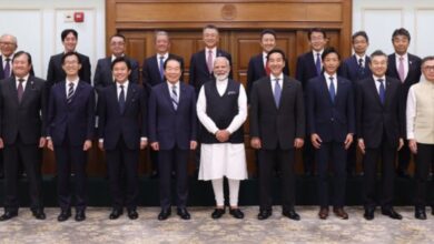 PM Modi and Representatives of Japan