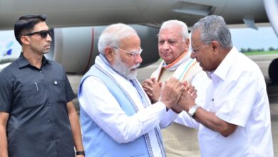 PM modi with Kerala CM