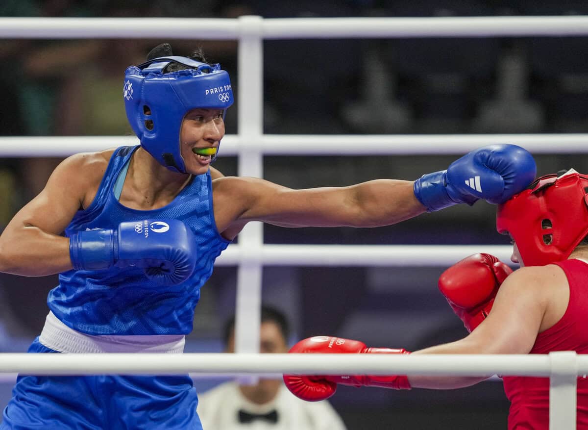 2024 Paris Olympics - Boxing : Lovlina Borgohain vs Sunniva Hofstad