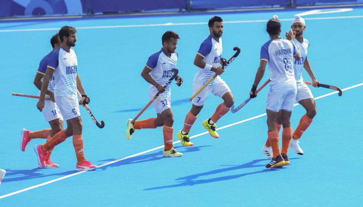 2024 Paris Olympics - Hockey: India vs Great Britain in Men's Quarterfinal
