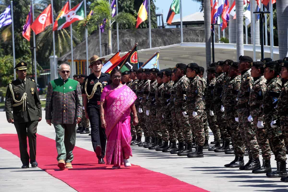 President Droupadi Murmu in Timor-Leste