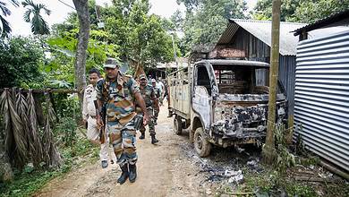 In pics: Houses vandalised after violence in West Tripura