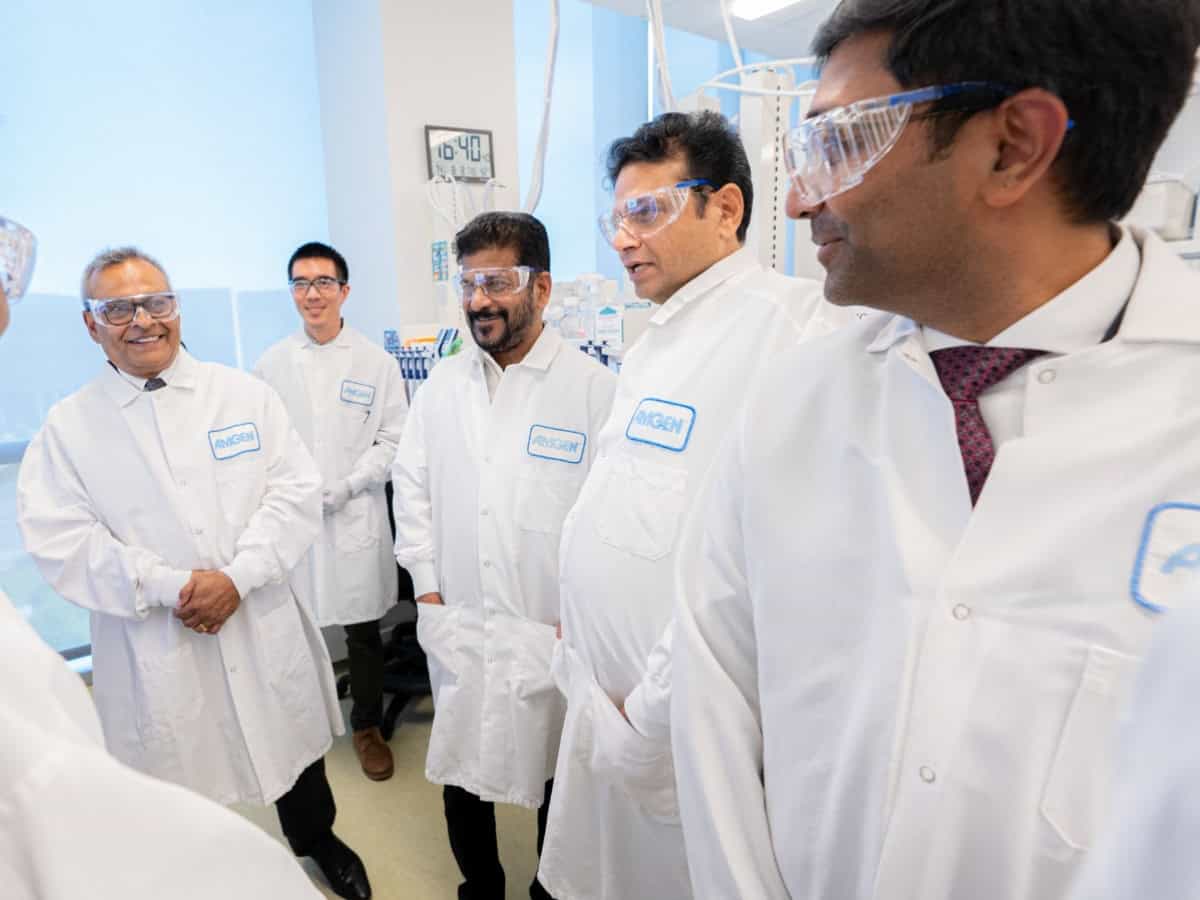 Leading biotech firm Amgen to setup its new site in Hyderabad