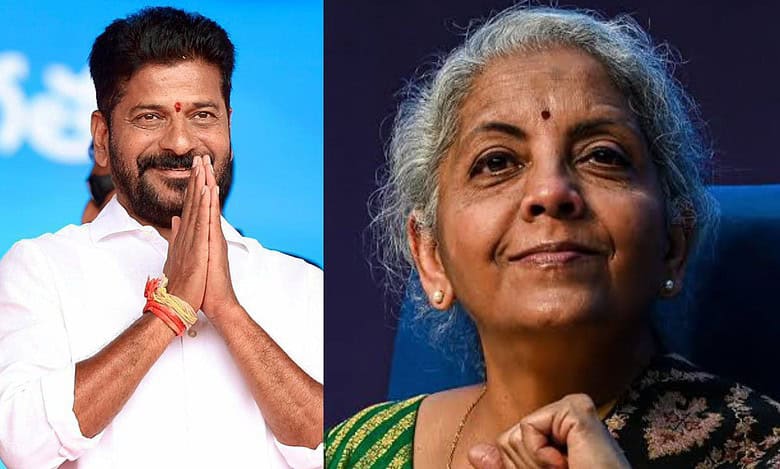 CM Revanth Reddy writes to Nirmala Sitharaman and PM Modi, seeking the funds meant for and outstanding payable to Telangana.