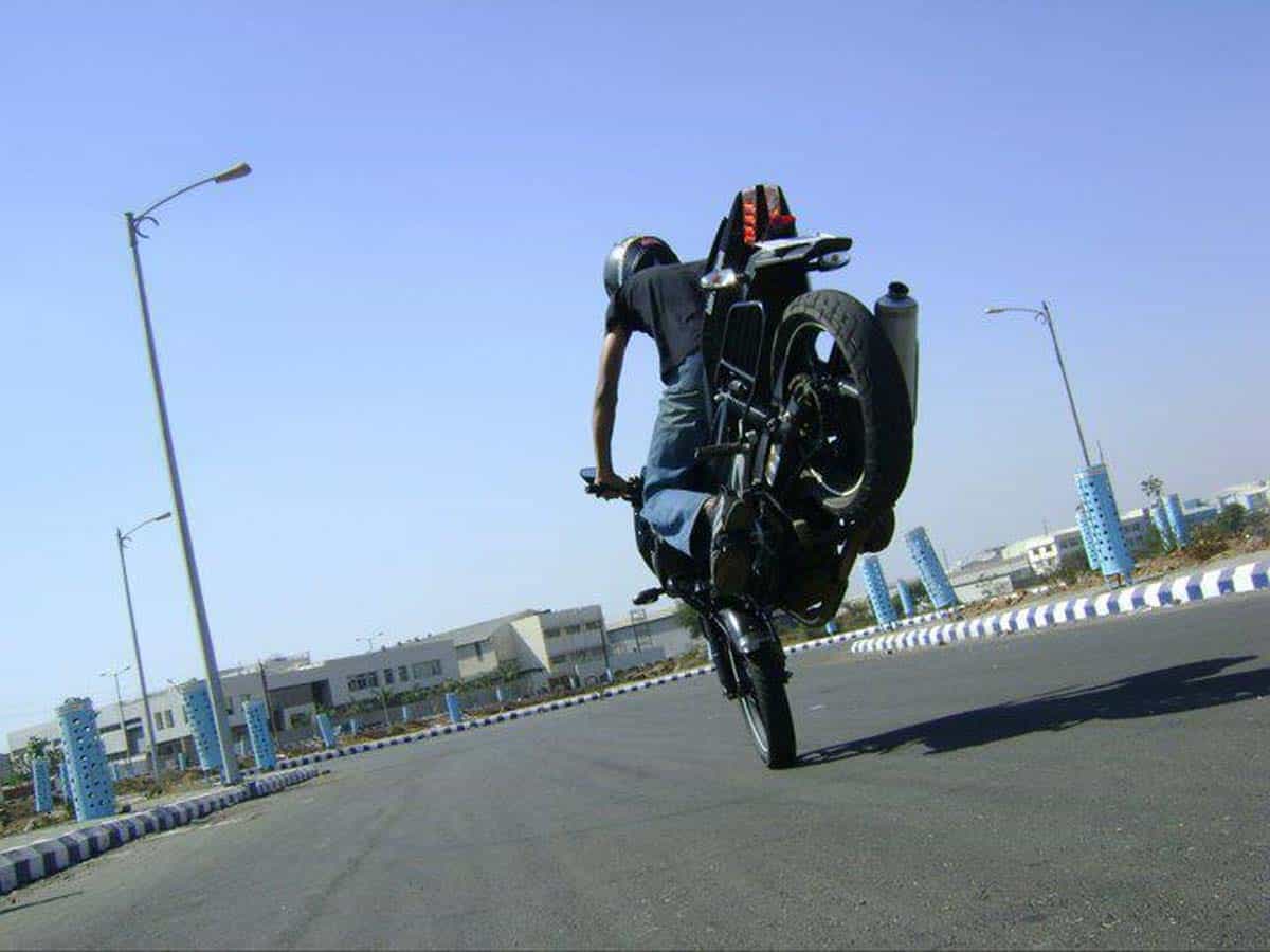 Burkha Performing Stunts