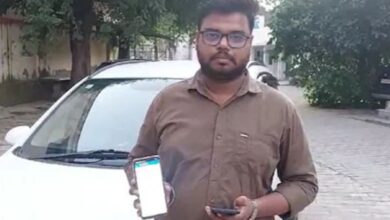 UP driver receives Rs 1000 challan for not wearing helmet in car