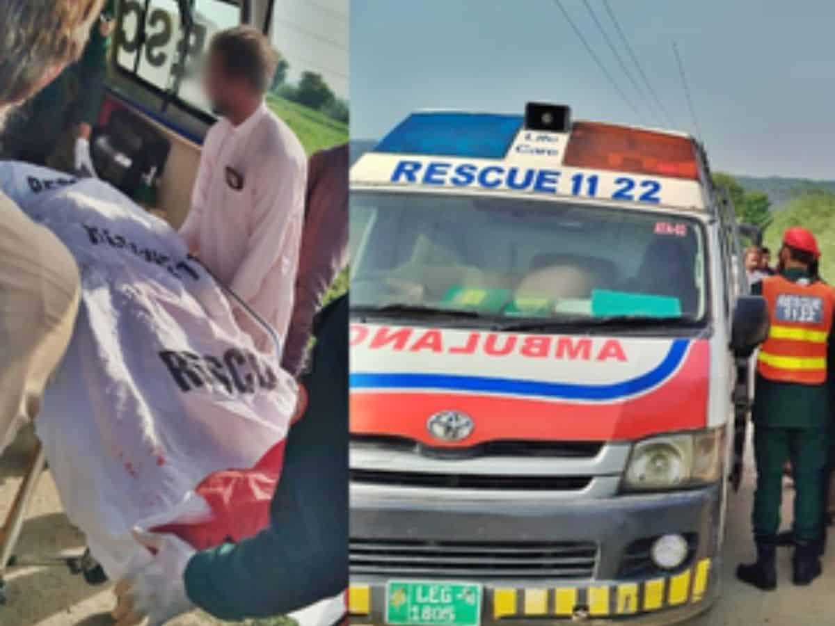 Van attacked in Pakistan Punjab