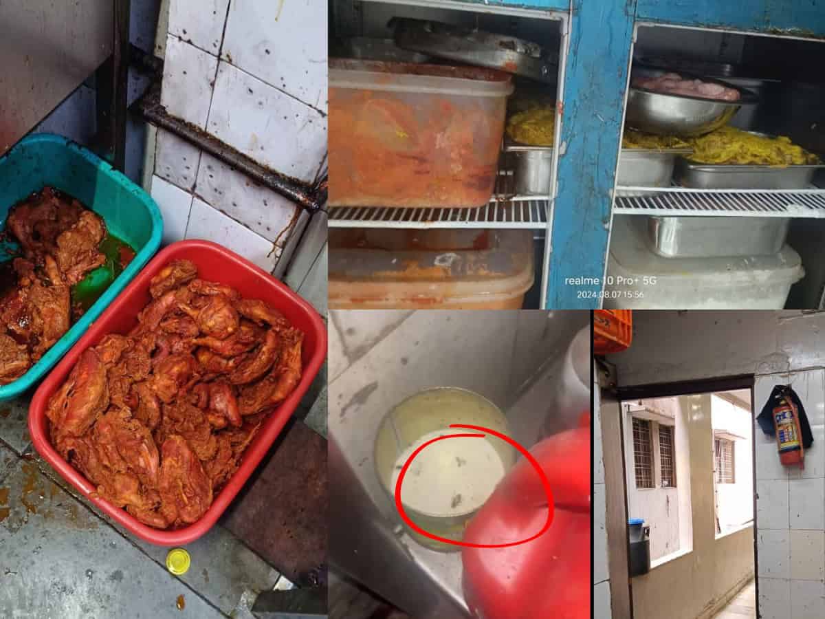 Hyderabad food safety dept raids restaurants in Begumpet