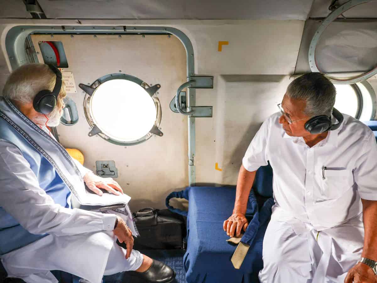 PM Modi visits disaster-hit Chooralmala in Wayanad