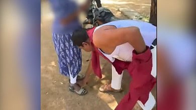 Watch: Karnataka teacher touches colleague's feet after sending lewd message