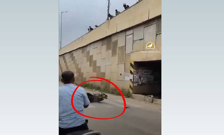 Video: Angry mob tosses bikes from flyover after stunt show