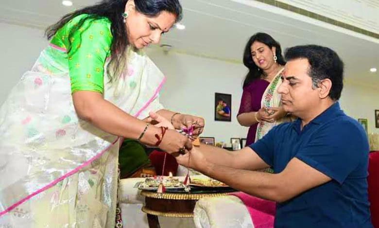With you through thick and thin: KTR on Kavitha's absence during Rakhi