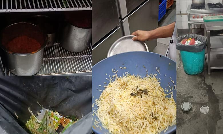 Food safety raids at restaurants in Hyderabad uncover unhygienic conditions