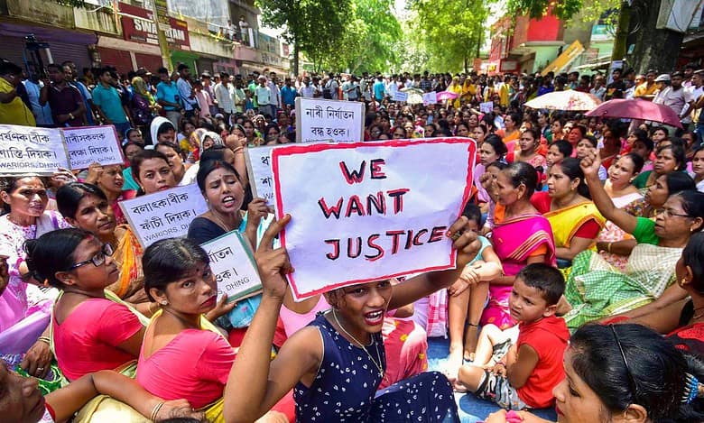 Assam teen gangrape: Massive protests on streets