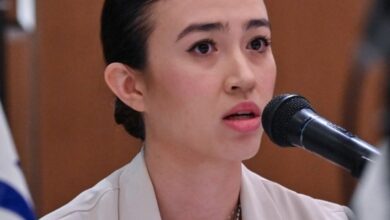The former Israeli hostage Noa Argamani