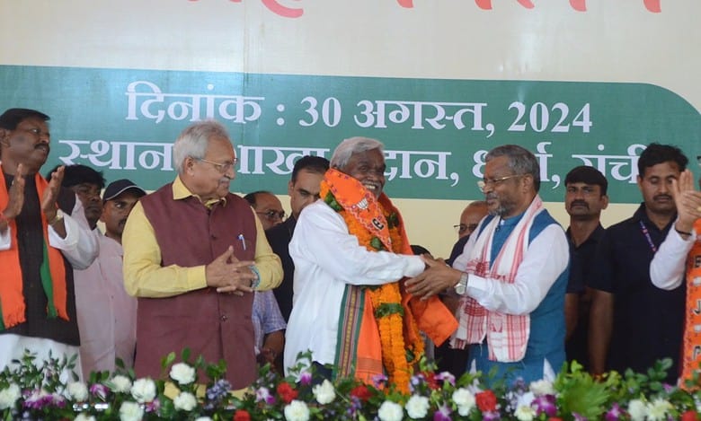 Ex-Jharkhand CM Champai Soren joins BJP