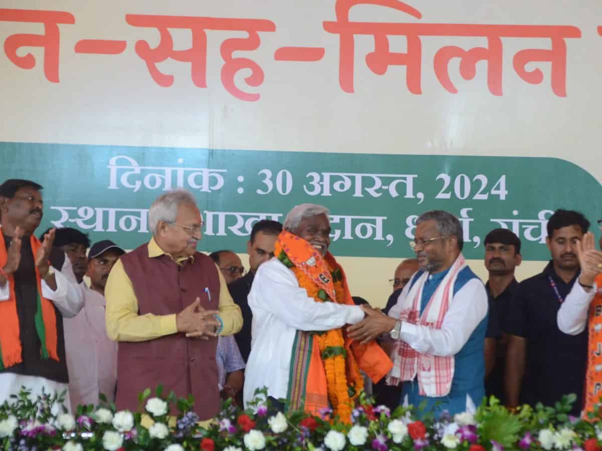 Ex-Jharkhand CM Champai Soren joins BJP