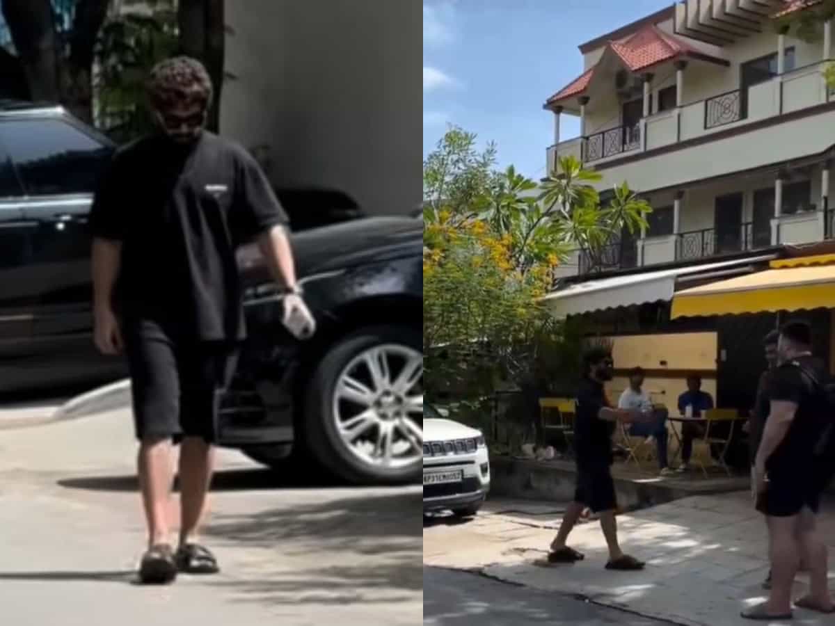 Allu Arjun spotted at cafe in Hyderabad, fans fail to recognise him