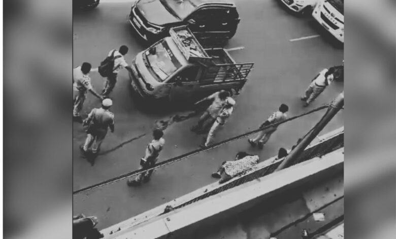 Hyderabad: Woman dead after mini truck hits bike on Begumpet flyover