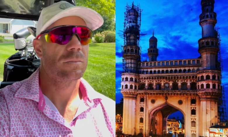 David Warner calls Hyderabad his 'fav place', shares Charminar pic