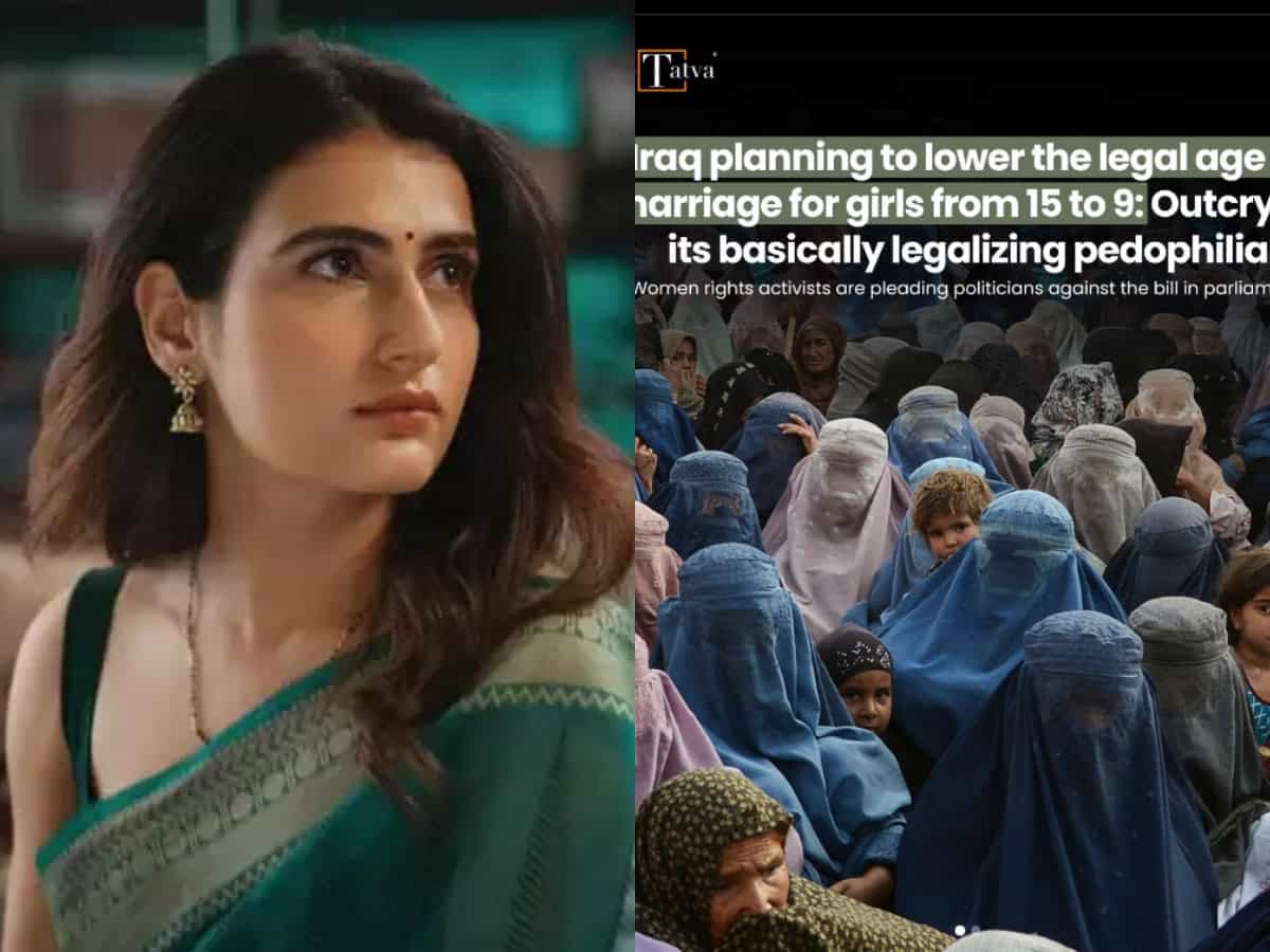 Fatima Sana Shaikh reacts to ‘horrible’ Iraq marriage law proposal