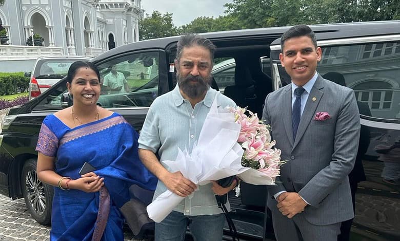 Kamal Haasan visits Taj Falaknuma Palace amid Bigg Boss break