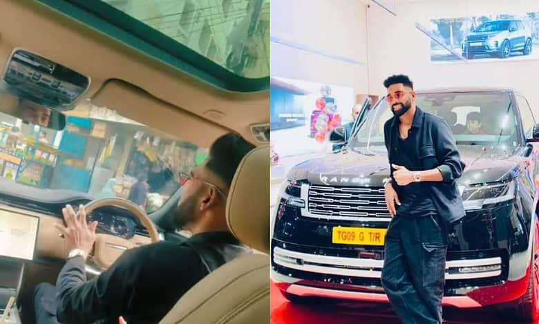Siraj takes his new Range Rover car on ride in Hyderabad, watch