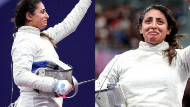 Egyptian fencer Nada Hafez competes at Paris Olympics while pregnant