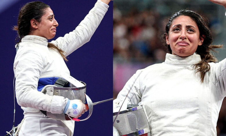 Egyptian fencer Nada Hafez competes at Paris Olympics while pregnant