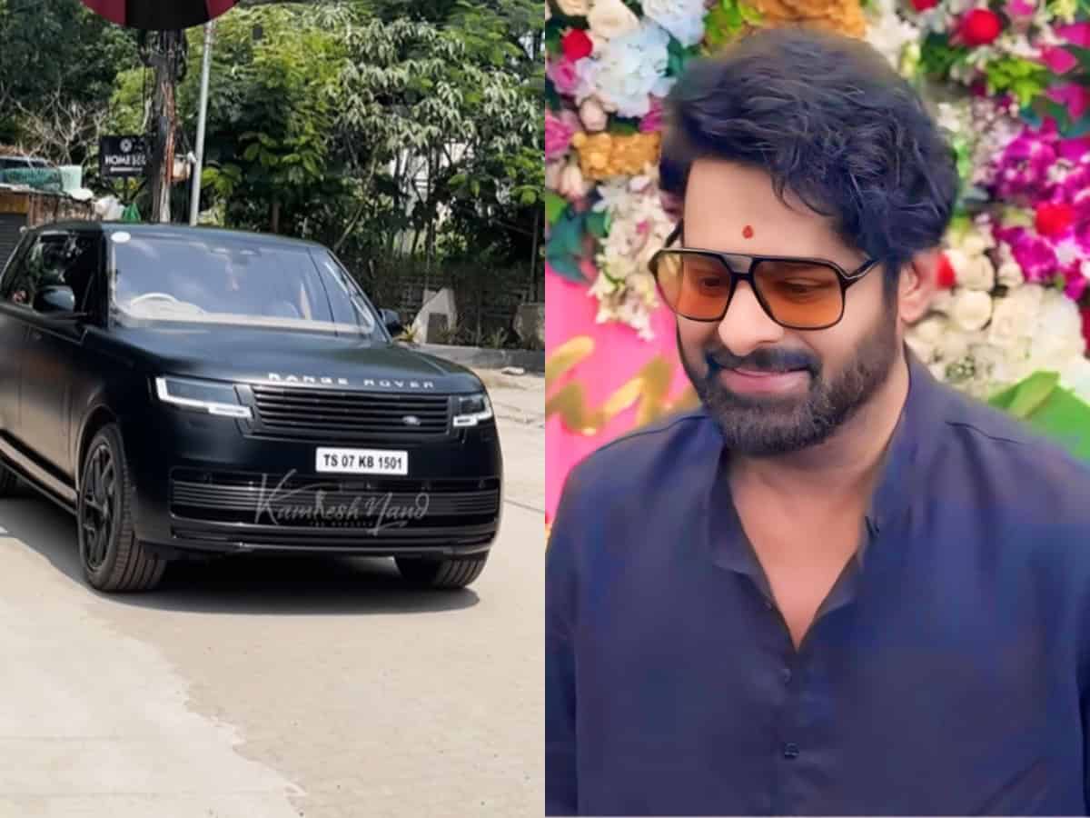 Prabhas seen in swanky Range Rover in Hyderabad, check price