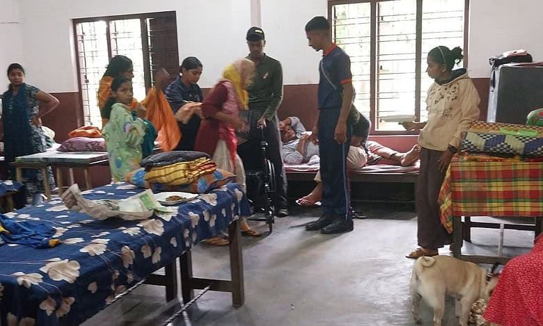 relief camp in Kerala