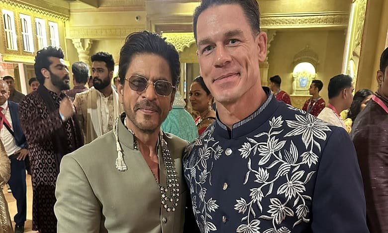 John Cena recalls his starstruck, emotional meeting with SRK