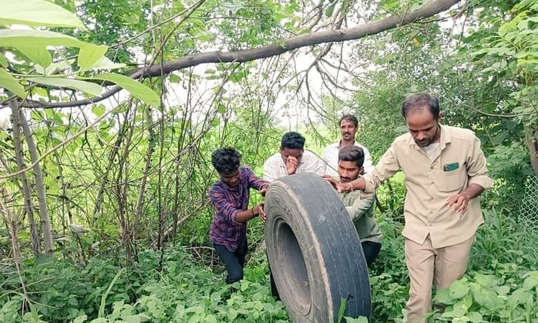 TGSRTC bus tyres explode in Nirmal, KTR slams Telangana govt