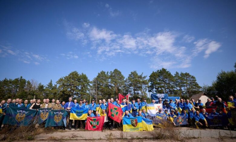103 Ukrainian defenders got back home from Russian