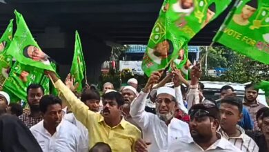 'CM down, down': AIMIM corporators protest HYDRA demolitions; 4 held
