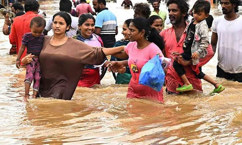 AP government has estimated a loss of Rs 6,800 crore due to floods.