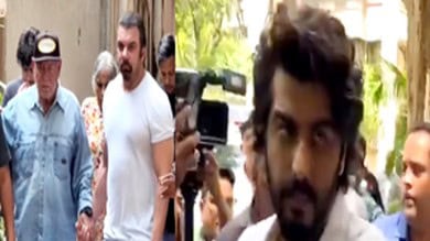 Salim Khan, Salma Khan, Arjun Kapoor reach Malaika’s parents’ residence
