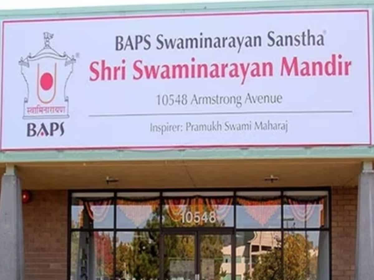 BAPS temple in Sacramento, US vandalised with 'Hindus go back!' graffiti