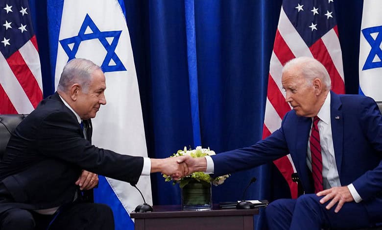 Benjamin Netanyahu and Joe Biden