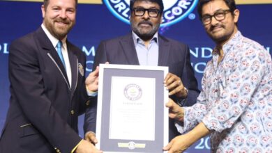 Chiranjeevi for achieving the Guinness World Record as the Most Prolific Film Star in Indian Cinema