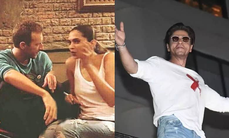 Viral pic: Coldplay's Christ Martin, Deepika Padukone at SRK's house