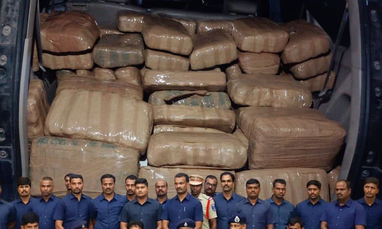 Cyberabad police bust ganja smugglers at ORR