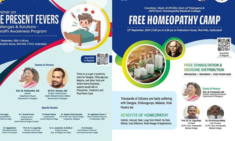 FTCCI is holding a seminar on viral fevers and conducting a free homeopathy health camp on Thursday.