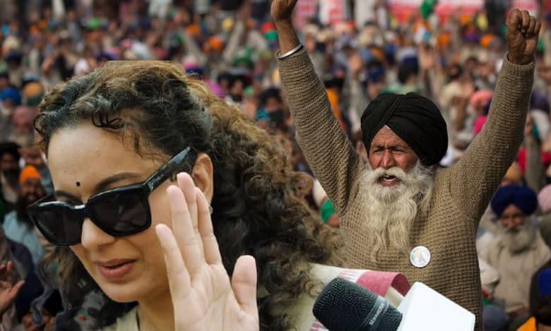 Farmers against kangana