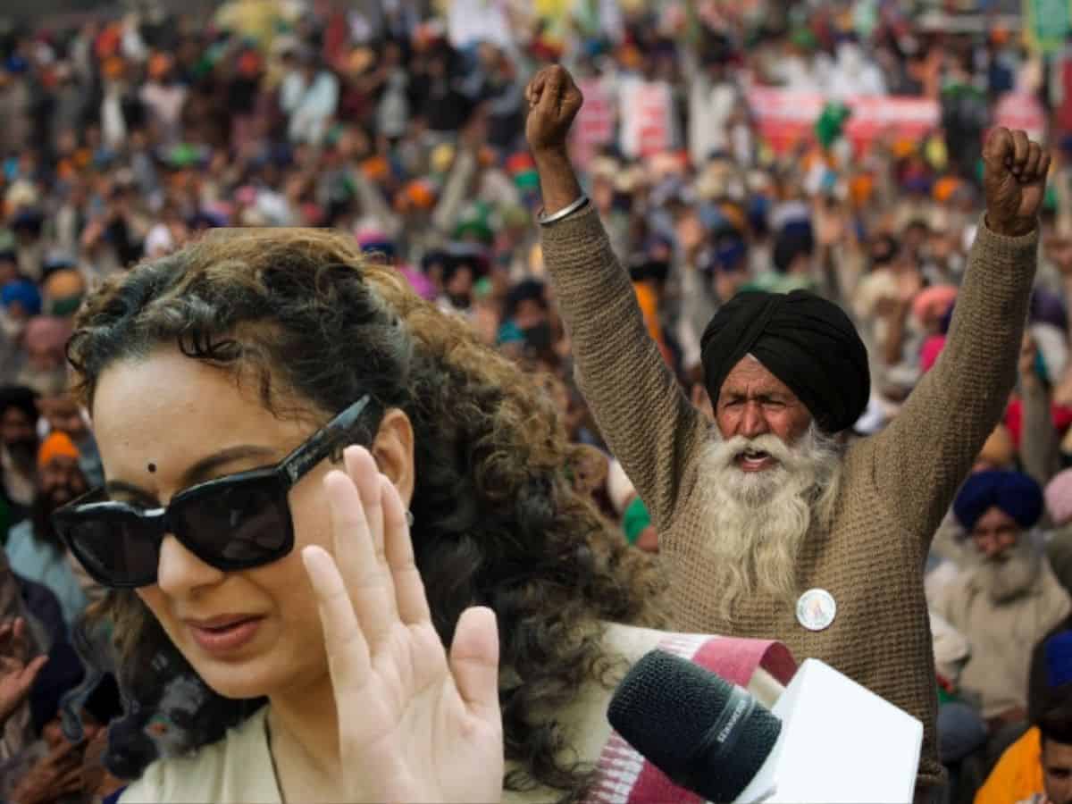 Farmers against kangana