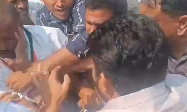 Telangana Congress storms BRS Bhavan over 'offensive posts' on Konda Surekha